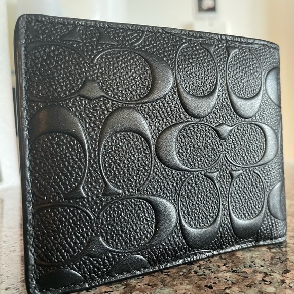 3 in 1 semi fold Signature mens wallets - Picture 3 of 4